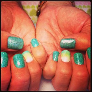 Young Nails Mani-Q Green 101 is the most beautiful color of turquoise!