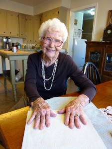 Vintage Grandma gets vintage spring nails
