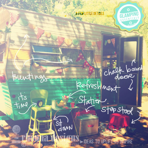 Click on the pic to check out the cutest camping trailer inside and out!