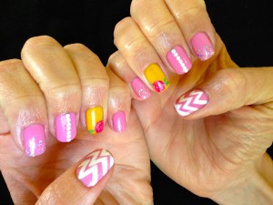 So fun! Doesn't she have beautiful nails! :)