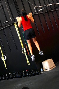 she's seriously a pull-up machine!